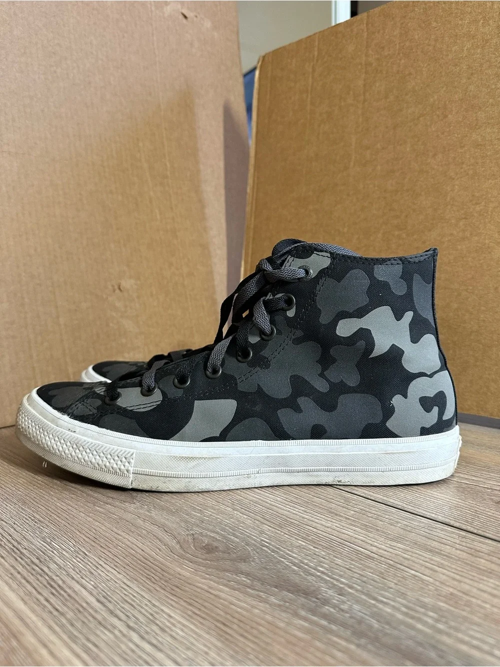 Chuck Taylor II All Star Gray Camo 151157C - Picture 2 of 11